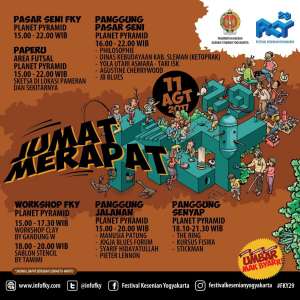Agenda FKY#29 Jumat Merapat di Planet Pyramid
