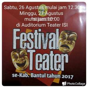 Festival Teater Se-Kab. Bantul