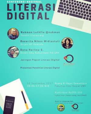 Konferensi Nasional Literasi Digital bersama Nukman Luthfi