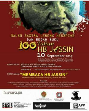 Malam Sastra Lereng Merapi "100 Tahun HB Jassin"