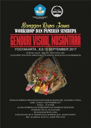 Workshop dan Pameran Seni Rupa " Genduri Visual Nusantara"