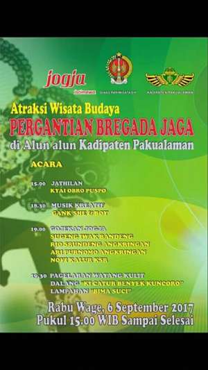 Atraksi Wisata Budaya "Pergantian Bregada Jaga"