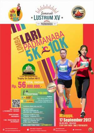 Lomba Lari Padmanaba Dalam Rangka Lustrum XV SMA 3 Yogyakarta 