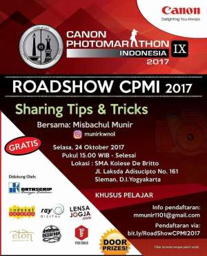 Sharing Tips & Tricks Roadshow CPMI - Canon Photomarathon