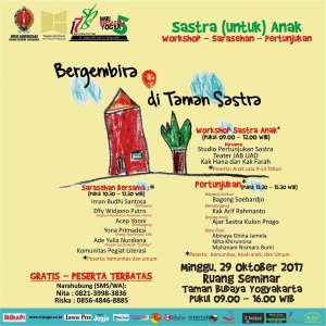 Sastra Untuk Anak "Bergembira di Taman Sastra"