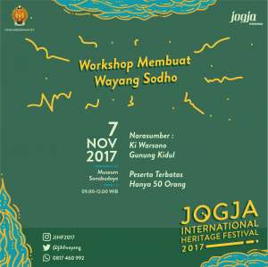 JIHF 2017 : Workshop Membuat Wayang Sodho