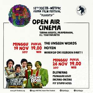 JAFF 2017 : Open Air Cinema di Tebing Breksi