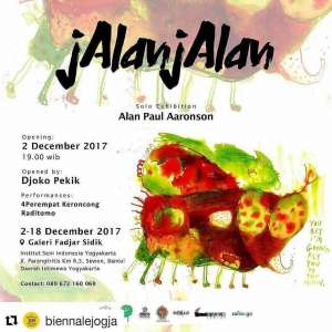 Pameran Tunggal Alan Paul Aaronson "Jalan Jalan" 