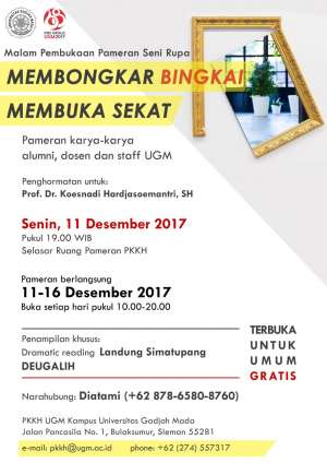 Pameran Seni Rupa : Membongkar Bingkai Membuka Sekat