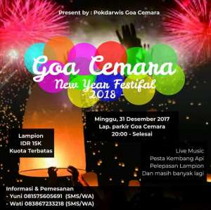 Goa Cemara New Year Festival 2018