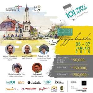 101 Travel Sketch #Yogyakarta