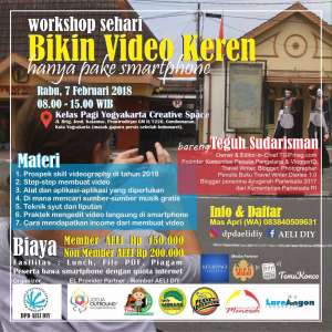 Workshop Videografi Kelas Pagi Yogya