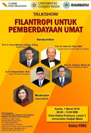 Talkshow, Filantropi Pemberdayaan Umat