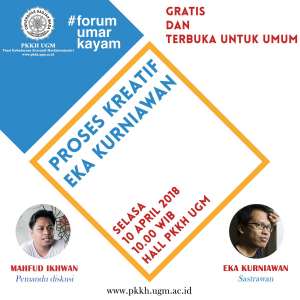 Forum Umar Kayam "Proses Kreatif Eka Kurniawan