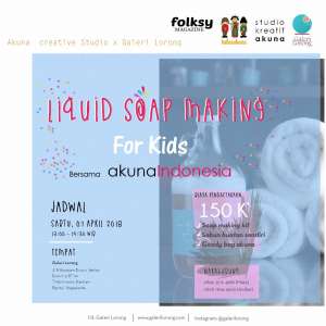 Workshop Membuat Sabun Cair : Liquid Soap Making for Kids