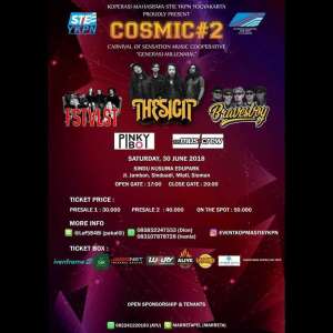 Cosmic#2 bersama The Sigit, FSTVLST dan Bravesboy