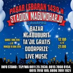 Pasar Lebaran 1439 Stadion Maguwoharjo