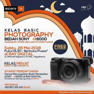 Kelas Basic Photography : Bedah Sony