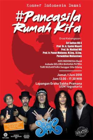 Slank Bakal Konser Indonesia Damai "Pancasila Rumah Kita"
