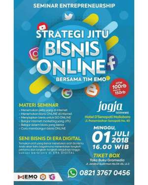 Seminar “STRATEGI JITU BISNIS ONLINE”