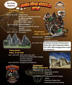 Indonesia Heritage Motorcycles 2018