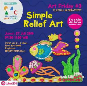 Art Friday " Simple Relief Art"