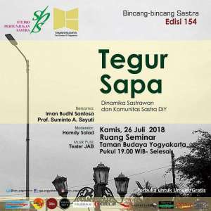 Bincang-bincang Sastra "Tegur Sapa"