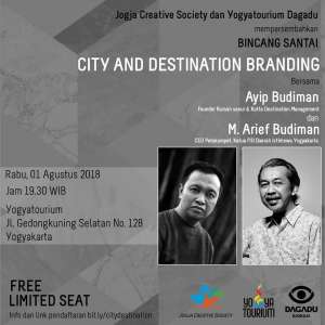 Bincang Santai "City and Destination Branding"