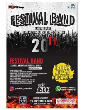 Festival Band Anniversary 20th UKM Musik STIM YKPN