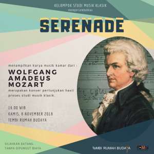 SERENADE : Pertunjukan Karya Musik Kamar dari W. A. MOZART