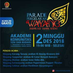 Parade Pagelaran Wayang Inspirasi Tanpa Batas