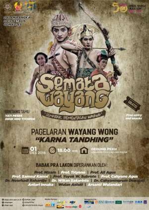 Pagelaran Wayang Orang : Semata Wayang 