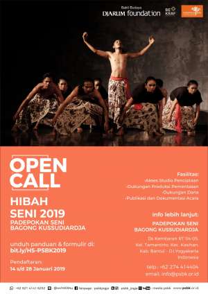 Open Call Hibah Seni 2019 PSBK