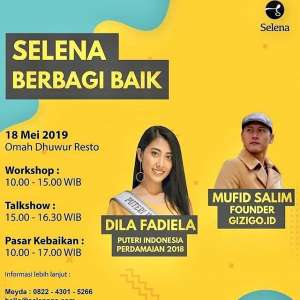 Selena Berbagi Baik