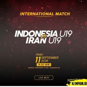 International Friendly Match: INDONESIA U-19 vs IRAN U-19.