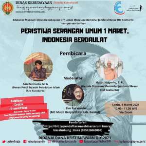 Webinar "Peristiwa Serangan Umum 1 Maret, Indonesia Berdaulat