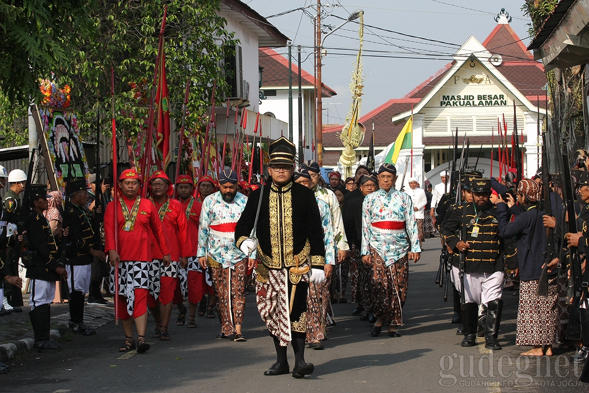 Iring-iringan saat Dhaup Ageng Pakualaman 2019