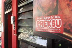 Preksu bukan umpatan tapi Ayam Geprek dan Susu