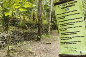 Aturan di Curug Banyunibo Jogja 