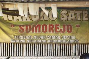 Sate mbah Somorejo yang terkenal sejak jaman Jepang