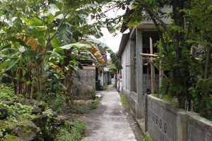 Gang di depan rumah mbah Marto