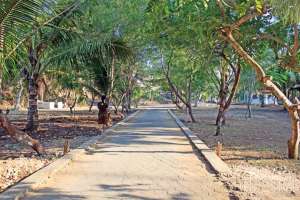 Akses jalan di pantai Kukup, Yogyakarta