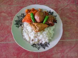 Gudeg Mak Ndut_Nasi Telur krecek