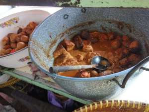 menu gudeg areh Mbok Ginuk