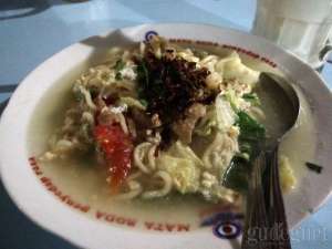 HIdangan Bakmi Godog Istimewa di Warung Poci Astomulyo