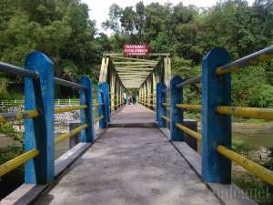 Jembatan baru yang berada disisi selatan jembatan Opak yang lama