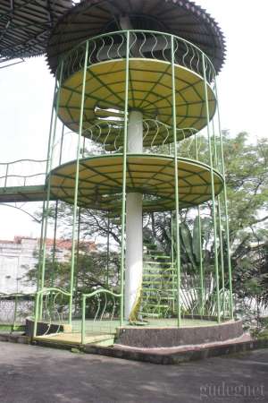 Menara di komplek museum Affandi