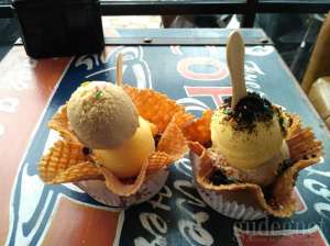 Salah satu menu es krim di Ciao Gelato