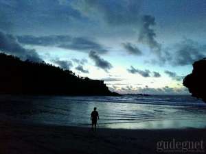 Pemandangan Siung di Pagi Hari menjelang sunrise