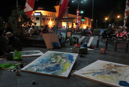 Saat Malioboro Jadi Open Studio Lukis